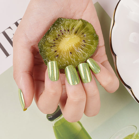 200321 - Emerald Glow - Semi Cured Gel Nail Stickers
