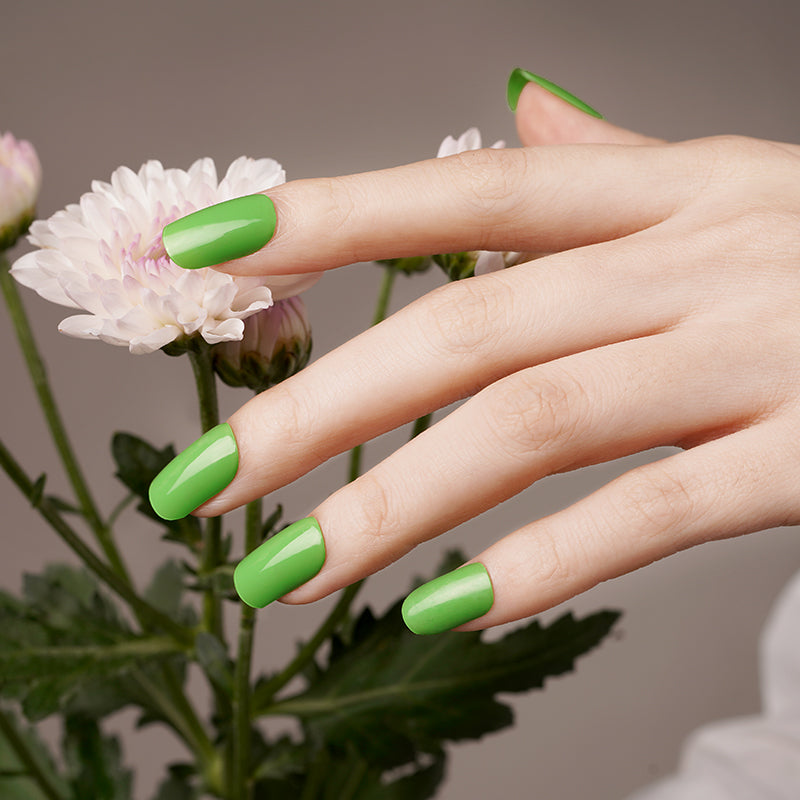 200340 - Crisp Green Apple - Semi Cured Gel Nail Stickers