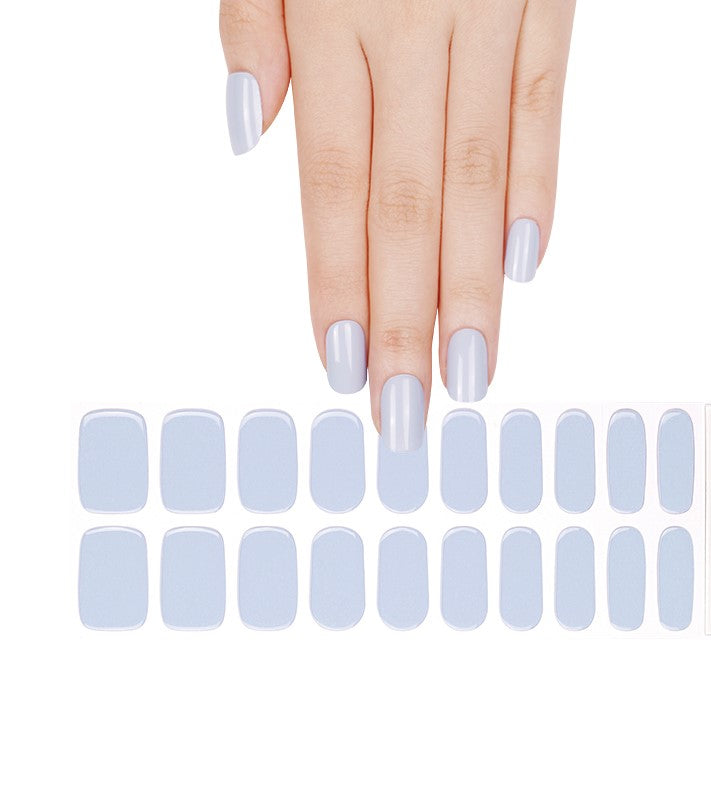Whisper Blue - Semi Cured Gel Nail