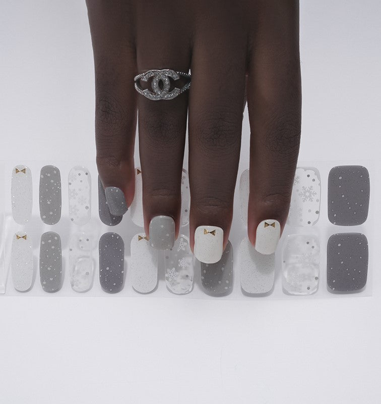 200040 - Icy Glamour - Semi Cured Gel Nail Stickers