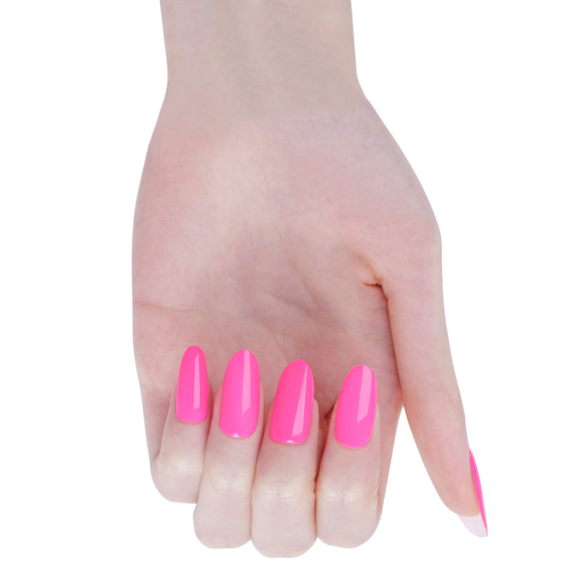 200084 - Candy Pink Delight - Semi Cured Gel Nail Stickers