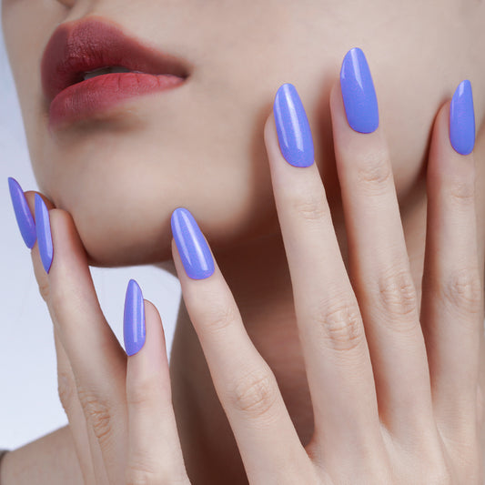 200085 - Iris Blue Dream - Semi Cured Gel Nail Stickers