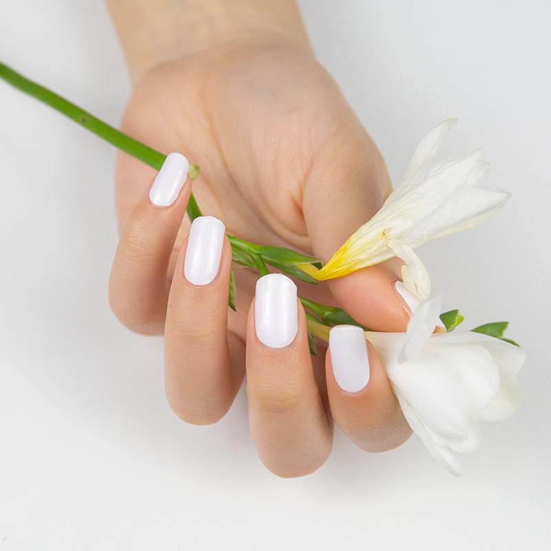 Forever White - Chicki Babes & Co  Semi Cured Gel Nail Stickers